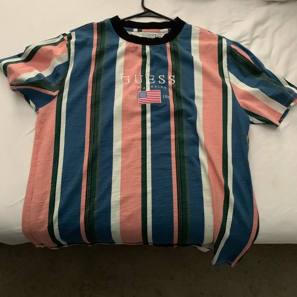 Guess Other - Guess Sayer Stripe T Shirt